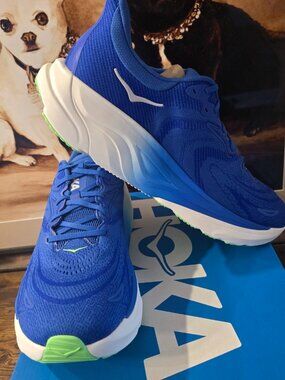 Hoka One One Arahi 8 1168690-CBLTB Blue Running Shoes Sneakers Mens 12 NEW